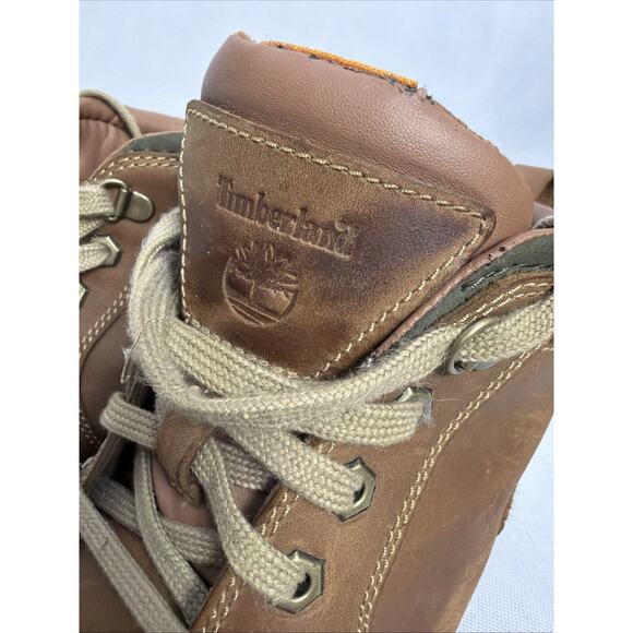 Timberland Mens Boots Sz 13 Moc Toe Chukka Tan Brown Leather 87576 Ankle Shoes main image 10